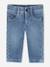 Jean garçon à bouton Bleu jean 1 - vertbaudet enfant 
