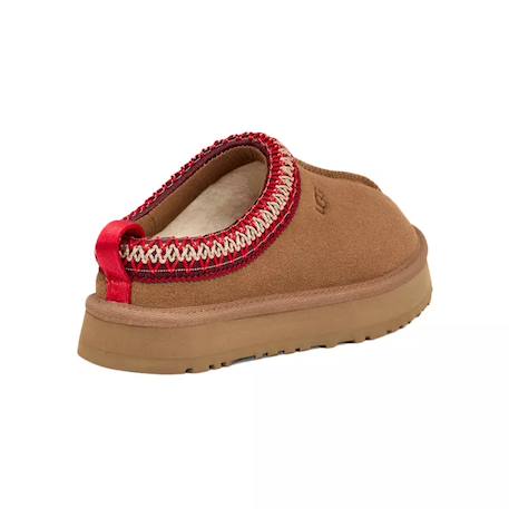 Chaussons mules fille en daim Chesnut, rouge+Gris, beige 5 - vertbaudet enfant 