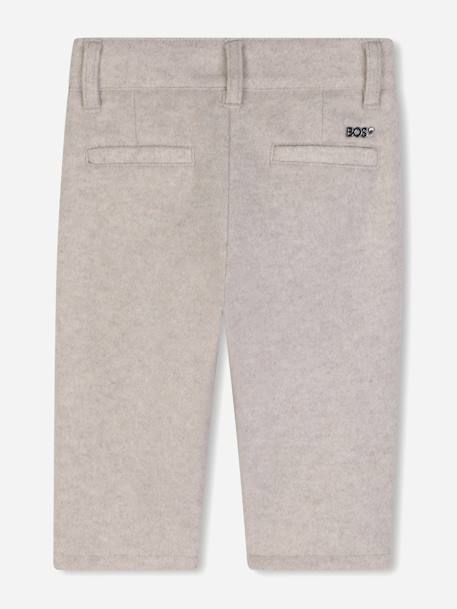 Pantalon garçon coupe droite Ecru 2 - vertbaudet enfant 