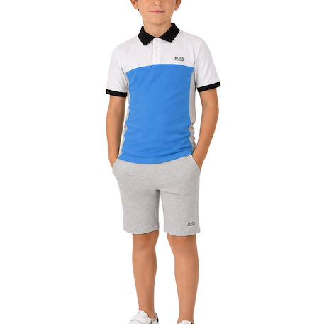 Ensemble garçon en coton Gris, blanc, bleu, noir 3 - vertbaudet enfant 