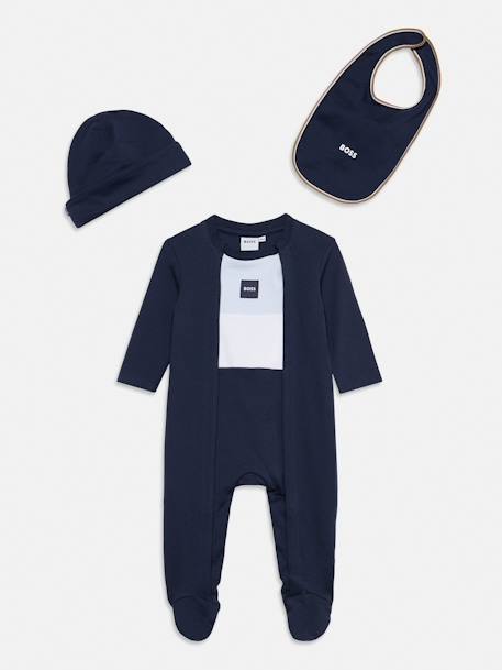 Combinaison garçon 3 pièces Bleu cargo 1 - vertbaudet enfant 