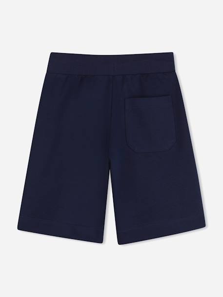 Short garçon taille élastique Bleu foncé 2 - vertbaudet enfant 