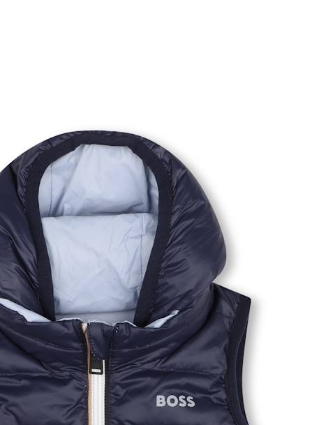 Blouson garçon sans manches Bleu clair / bleu foncé 4 - vertbaudet enfant 