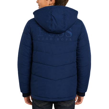 Doudoune garçon confortable et élégante Bleu marine+Bleu marine, noir+Noir foncé 3 - vertbaudet enfant 