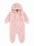 Combinaison fille à zip Rose clair 1 - vertbaudet enfant 