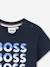 T-shirt col rond Bleu+Bleu foncé+Jaune / vert 6 - vertbaudet enfant 