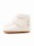 Chaussons garçon à scratch Blanc cassé 1 - vertbaudet enfant 
