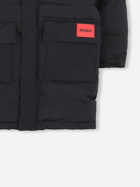 Parka garçon à capuche Noir 3 - vertbaudet enfant 