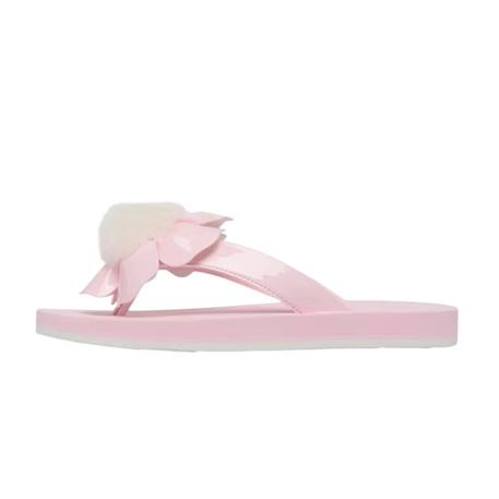 Sandales fille en cuir Jaune citron, blanc+Jaune foncé+Rose clair 13 - vertbaudet enfant 