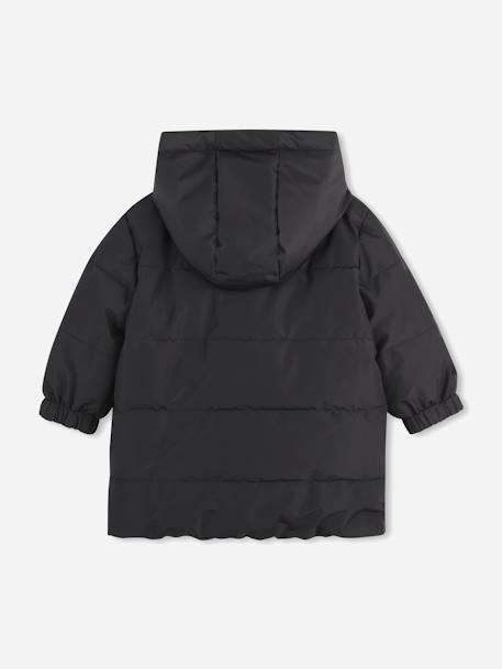 Doudoune garçon à capuche Noir / blanc cassé 5 - vertbaudet enfant 