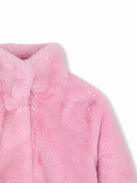Veste fille à fausse fourrure Multicouleur 3 - vertbaudet enfant 