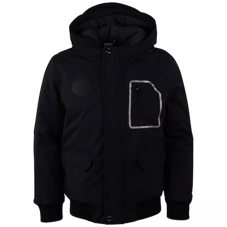 Parka garçon Noir foncé 1 - vertbaudet enfant 