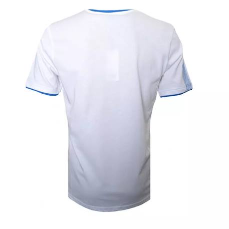 Tee-shirt garçon en coton Blanc, bleu+Bleu, orange 3 - vertbaudet enfant 