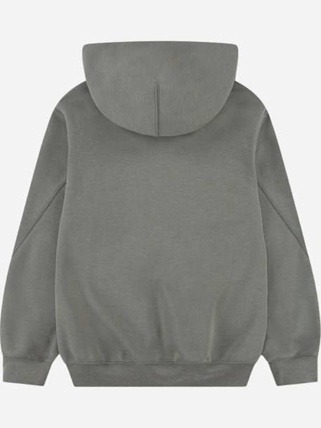 Sweat garçon à capuche Noir+Vert kaki 5 - vertbaudet enfant 