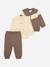 Ensemble garçon 3 pièces Marron / beige 1 - vertbaudet enfant 