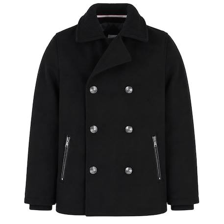 Blouson garçon Noir foncé 1 - vertbaudet enfant 