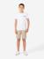 T-shirt  garçon col rond Blanc+Bleu clair+Bleu foncé 1 - vertbaudet enfant 