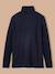 Sous-pull garçon - coton biologique Bleu fonce uni 2 - vertbaudet enfant 