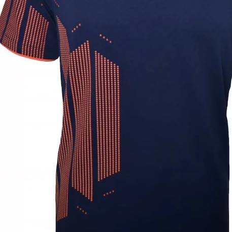 Tee-shirt garçon en coton Blanc, bleu+Bleu, orange 8 - vertbaudet enfant 