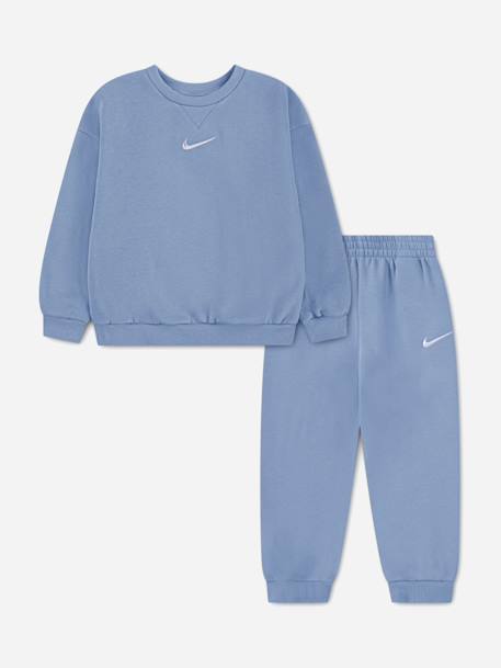 Ensemble deux pièces pour bébé sweat à col rond et pantalon confortable Beige+Beige foncé+Bleu ciel+Bleu clair+Gris+Vert+Vert menthe+Violet 14 - vertbaudet enfant 