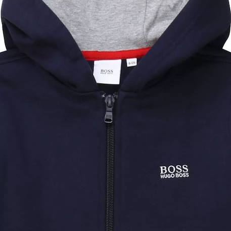 Sweat garçon en coton Bleu marine, gris 3 - vertbaudet enfant 