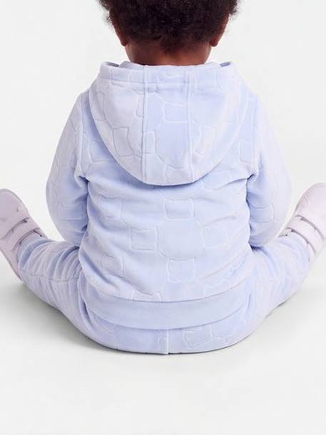 Ensemble garçon 2 pièces gilet à capuche et bas Bleu ciel 6 - vertbaudet enfant 