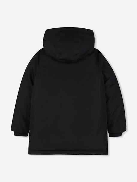 Parka garçon à capuche Marron / noir / gris 2 - vertbaudet enfant 