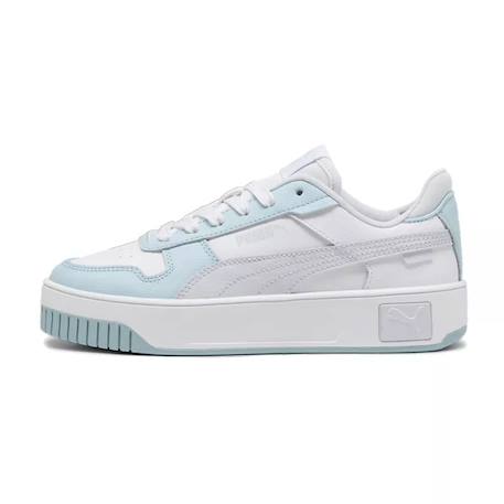 Baskets enfant en cuir Blanc 1 - vertbaudet enfant 