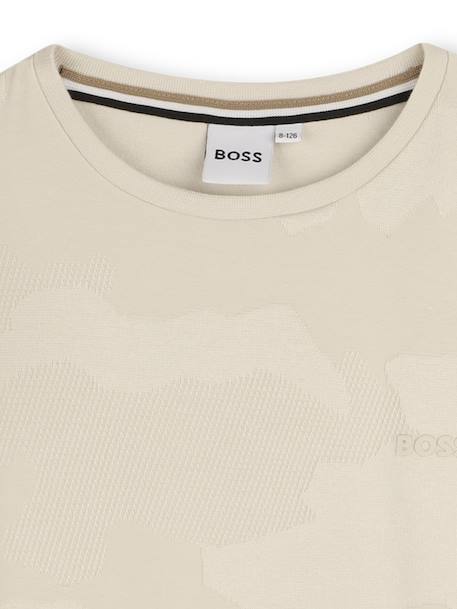 T-shirt  garçon col rond Beige 3 - vertbaudet enfant 
