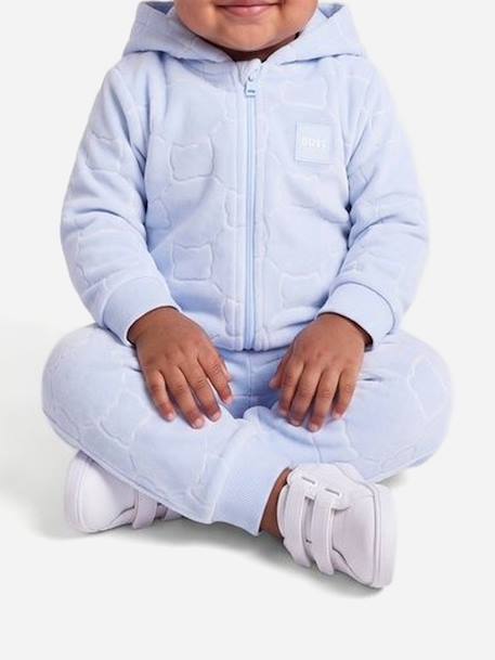 Ensemble garçon 2 pièces gilet à capuche et bas Bleu ciel 5 - vertbaudet enfant 