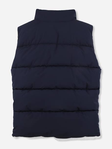 Doudoune garçon reversible Ecru / bleu 4 - vertbaudet enfant 