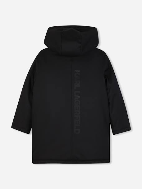 Parka garçon à capuche Noir 2 - vertbaudet enfant 