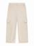 Pantalon fille à poches Beige 2 - vertbaudet enfant 