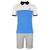 Ensemble garçon en coton Gris, blanc, bleu, noir 1 - vertbaudet enfant 