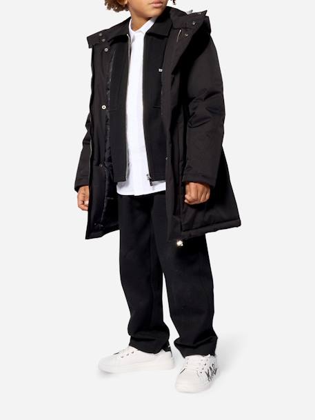 Parka garçon à capuche Noir 4 - vertbaudet enfant 