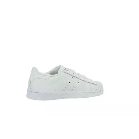 Baskets enfant en cuir Blanc clair.+Noir foncé 2 - vertbaudet enfant 