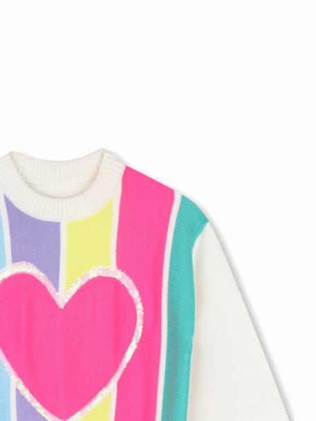 Pull col rond Multicouleur 3 - vertbaudet enfant 