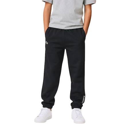 Pantalon de survêtement garçon Noir, blanc 3 - vertbaudet enfant 