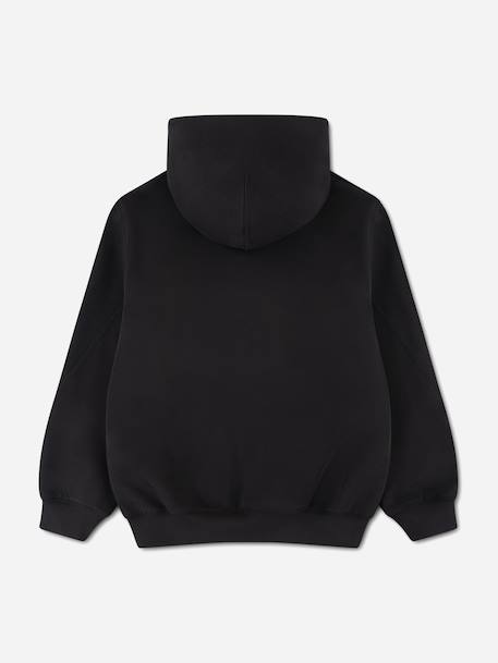 Sweat garçon à capuche Noir+Orange 2 - vertbaudet enfant 