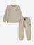 Ensemble garçon garçon 2 pièces en coton Beige foncé+Gris+Noir 1 - vertbaudet enfant 