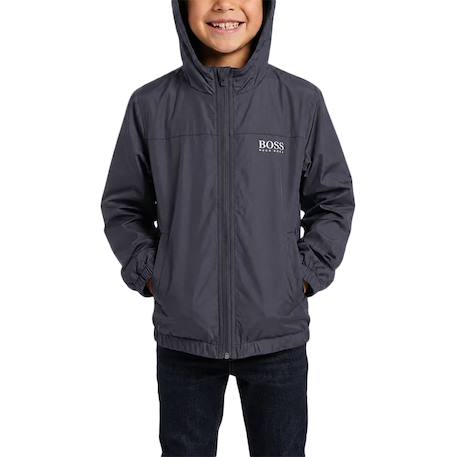 Coupe-vent garçon Gris intense 3 - vertbaudet enfant 