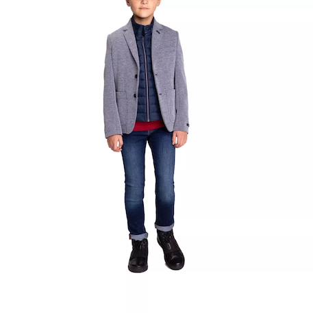 Veste garçon Gris chiné 4 - vertbaudet enfant 