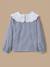 Chemise imprimée vichy fille Carreaux bleu 2 - vertbaudet enfant 