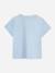 T-shirt col rond Bleu+Bleu foncé+Jaune / vert 2 - vertbaudet enfant 