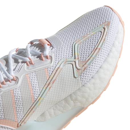 Baskets enfant Blanc+Kaki 4 - vertbaudet enfant 