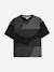 T-shirt  garçon col rond Ecru / vert+Noir 4 - vertbaudet enfant 