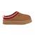 Chaussons mules fille en daim Chesnut, rouge+Gris, beige 3 - vertbaudet enfant 