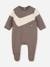 Pyjama garçon manches longues Marron / beige 1 - vertbaudet enfant 