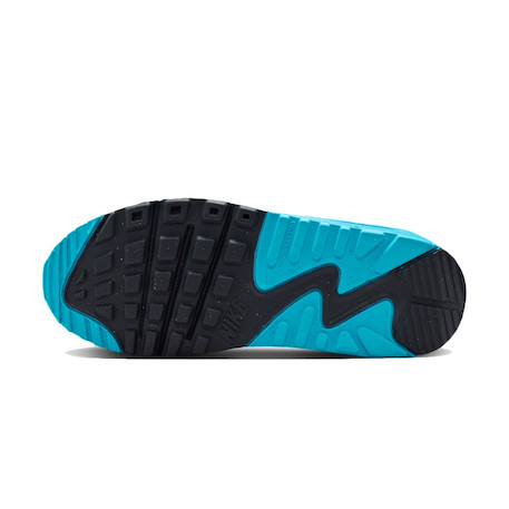Baskets garçon en cuir Blanc, gris, noir, bleu turquoise+Bleu marine, jaune+Bleu marine, multicolore+Noir foncé+Noir/noir 5 - vertbaudet enfant 