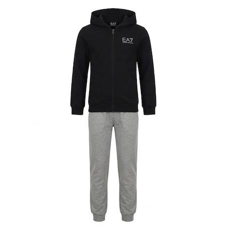 Ensemble de survêtement enfant en coton Noir 1 - vertbaudet enfant 